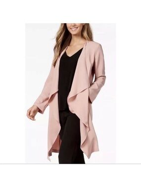 Blush Pink cardigan Lightweight Nine West Topper Jacket Duster size S